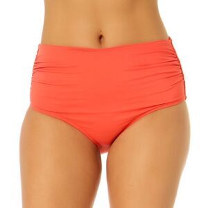 NWT Anne Cole Women's Live In Color Convertible High Waist Shirred Swim Bottom